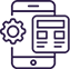 Illustration du concept de design UI/UX